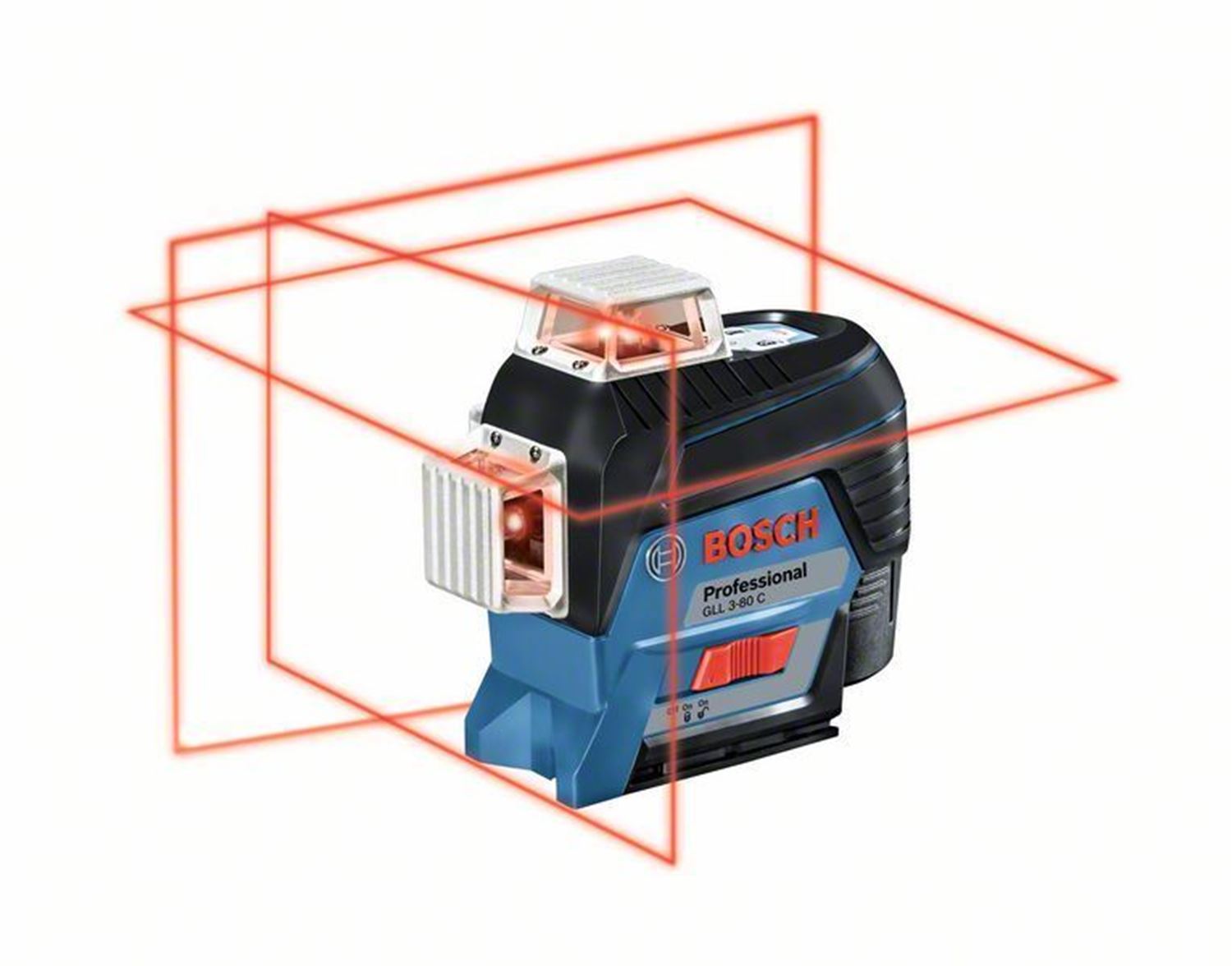 Снимка на НОВО!GLL 3-80 C + 4 x (AA) Алкални батерии + AA1 + Мишена + Чантичка за съхранение + BT 150 , 0601063R01 