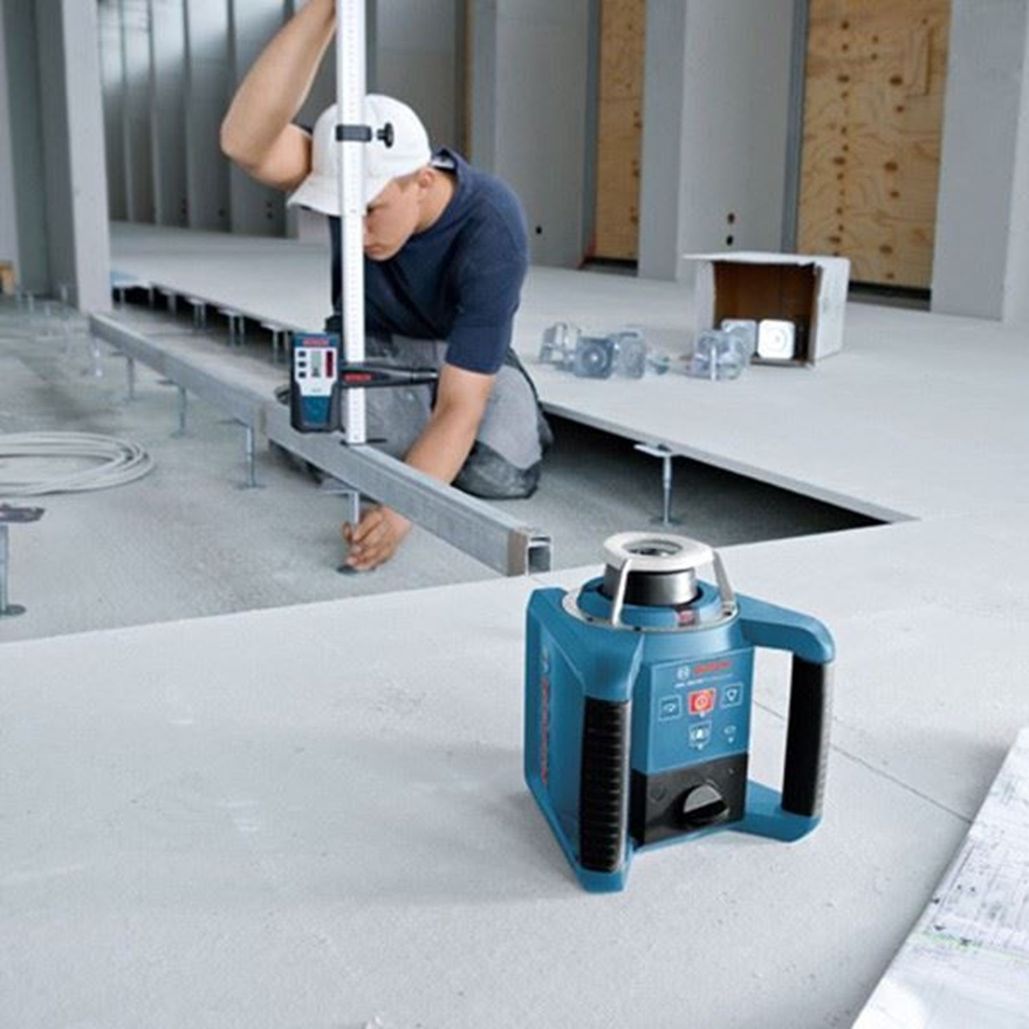 Снимка на Ротационен лазер GRL 250 HV Professional ,Дистанционно управление RC1 0601061600+Подарък футболна топка