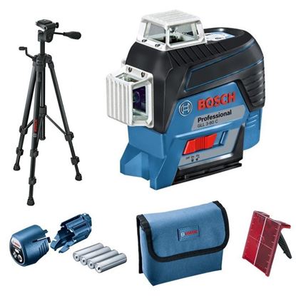 Снимка на НОВО!GLL 3-80 C + 4 x (AA) Алкални батерии + AA1 + Мишена + Чантичка за съхранение + BT 150 , 0601063R01 + Подарък Топка