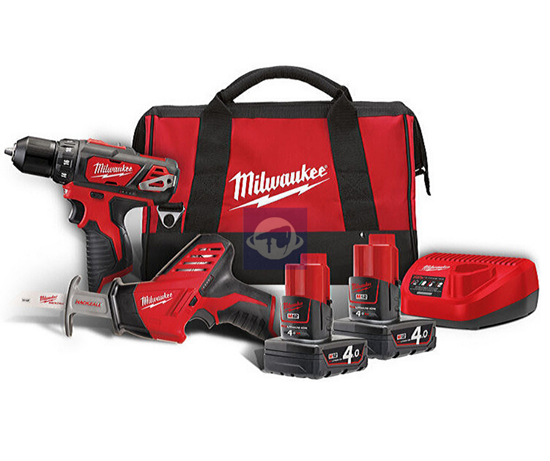 Снимка на Акумулаторни инструменти Milwaukee M12BPP2C-402B / M12™ POWERPACK,4.0 Ah;4933441230