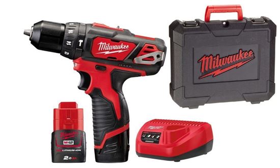 Снимка на Акумулаторен ударен винтоверт Milwaukee M12BPD-202C,12V,2x2.0Ah,куфар,4933441940