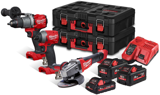 Снимка на Акумулаторен сет Milwaukee M18FPP3O2-533P,4933478831