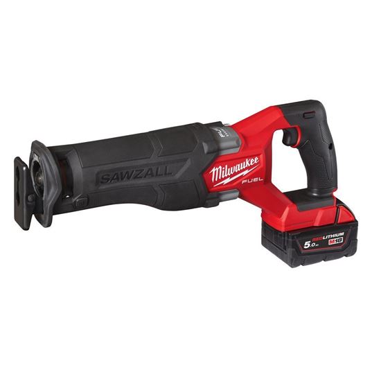 Снимка на Акумулаторен саблен трион Milwaukee M18FSZ-502X,18V,2X5Ah,4933478291