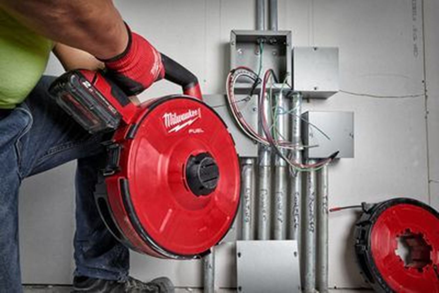 Снимка на Акумулаторна машина за изтегляне на кабели Milwaukee M18FPFT-202 36M,4933471953