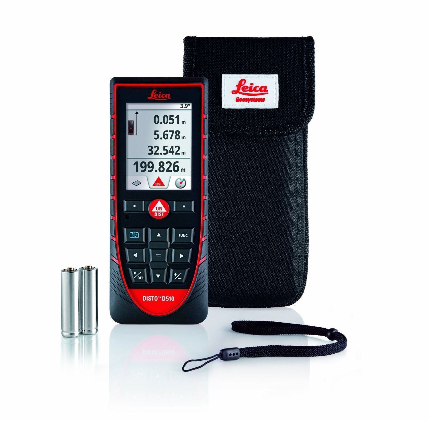 Снимка на Лазерна ролетка до 200м Leica DISTO D510,ProPack,Leica DISTO™ D510 ,Куфар,Тринога TRI 70 и LeicaАдаптер FTA360, 823199