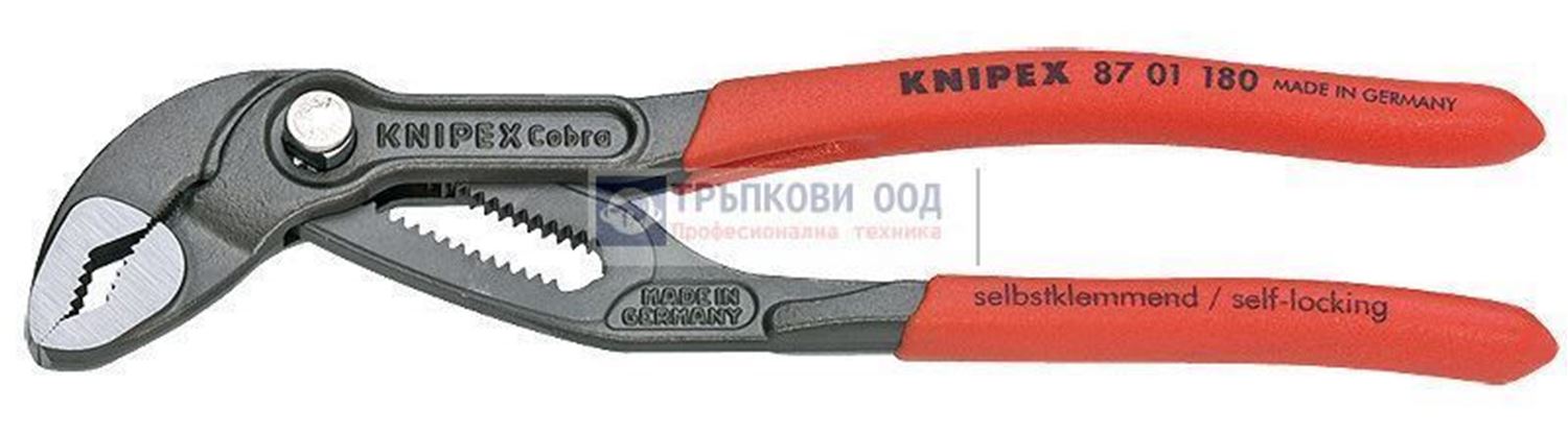 Снимка на Клещи раздвижени KNIPEX Cobra 180;8701180