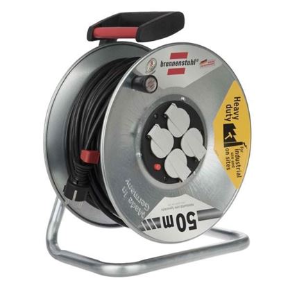 Снимка на  Ел.удължител Brennenstuhl Garant S 4 cable reel 50m H05VV-F 3G1,5; 1195066