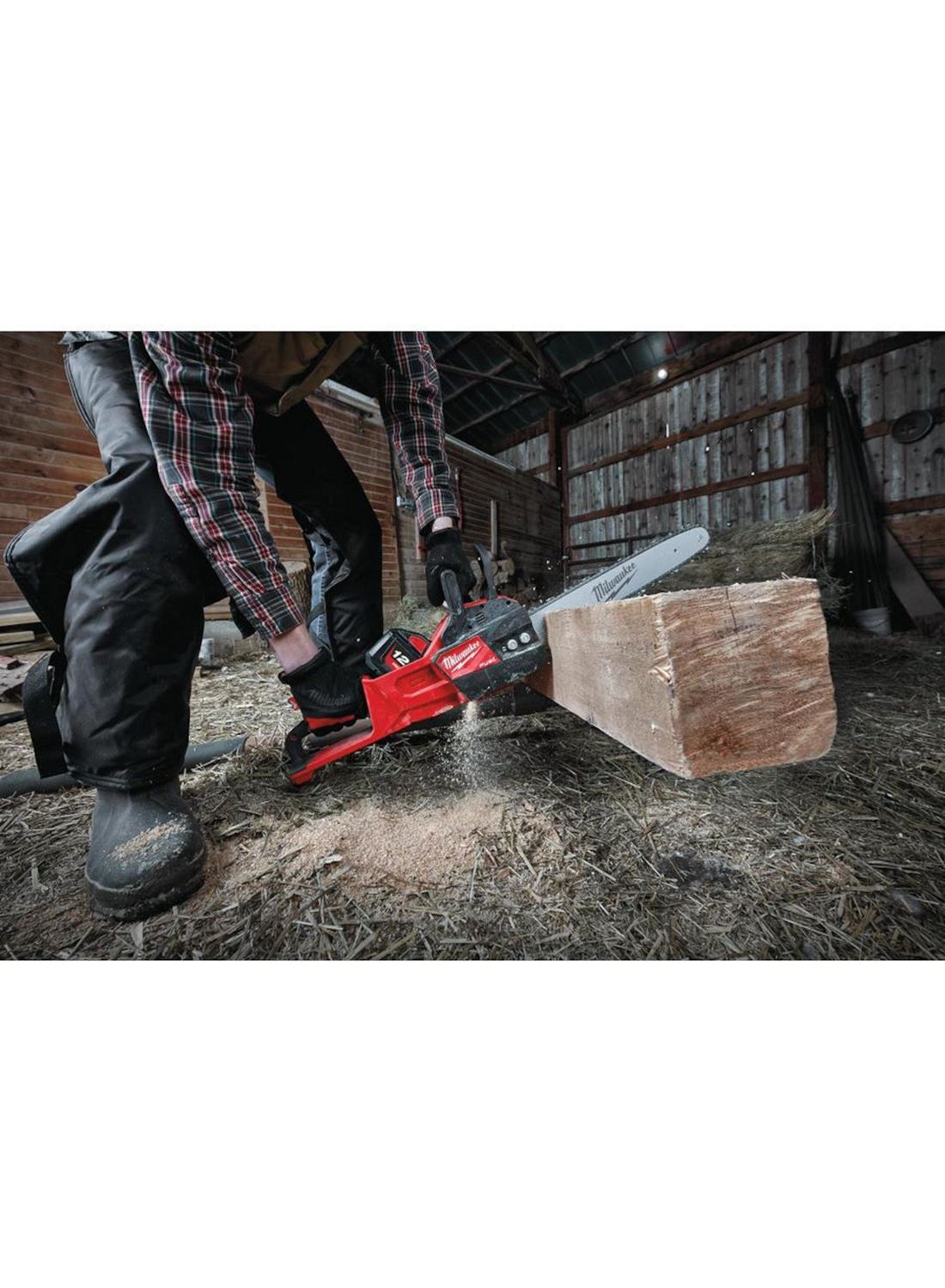 Снимка на Акумулаторен верижен трион Milwaukee M18FCHS-121,1 бат. х 12.0 Ah,40см. 4933464223