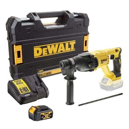 Снимка на Акумулаторен перфоратор DEWALT DCH133M1-QW ,1x18V 4.0 Ah