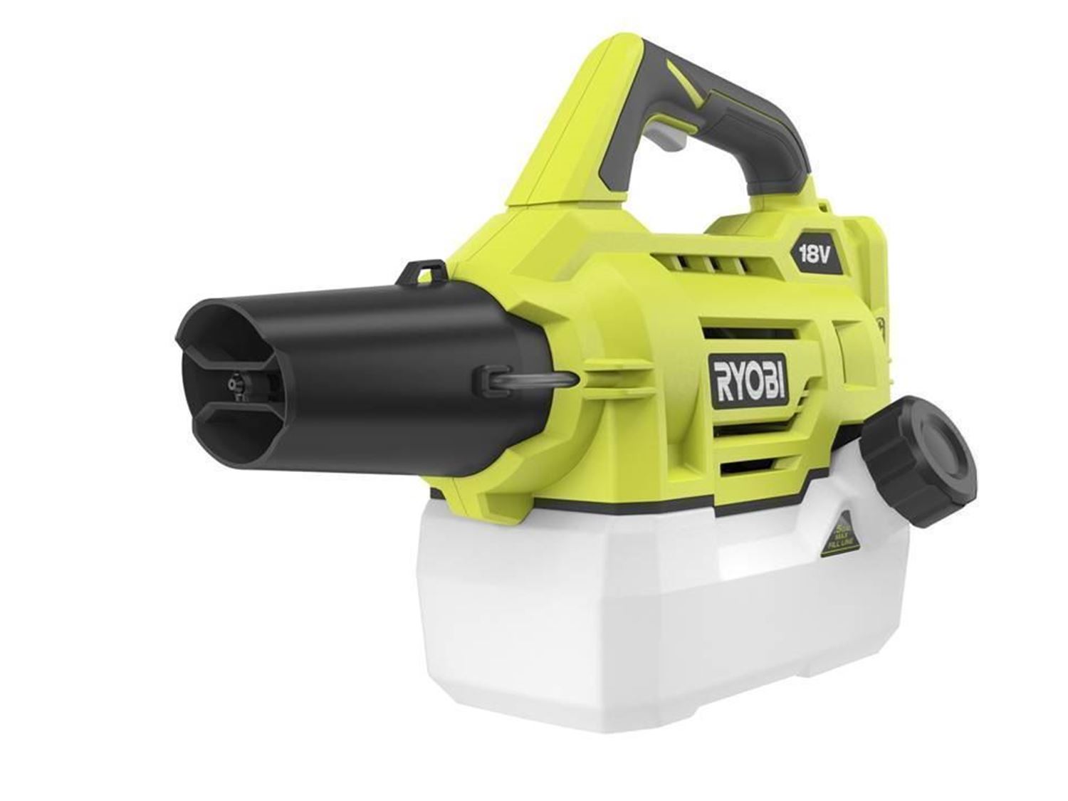 Снимка на Акумулаторен Аерозолен генератор RYOBI RY18FGA-0,18V+Акумулаторен сет RYOBI RC18120-250 Li-Ion battery ONE+ 2 x 5.0Ah + ЗАРЯДНО