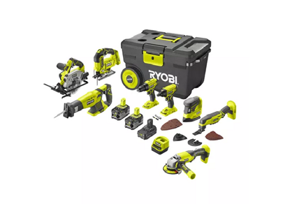 Снимка на ПРОМО!RYOBI Акумулаторен сет R18CK8-3552T,Li-Ion,1x2.0Ah,2x5.0Ah 5133004935