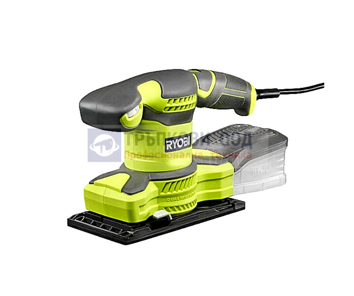 Снимка на Виброшлайф RYOBI RSS280-S,280W,шлифовъчни ленти 10 x 60g, 10 x 100g и 10 x 150g, мека чанта , 5133003502