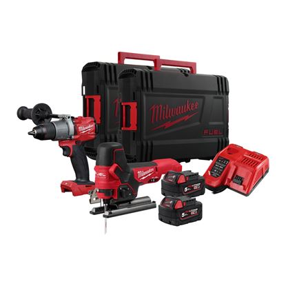 Снимка на Промо!Акумулаторен сет 2 инструмента Milwaukee M18FPP2AA2-502X,4933479539