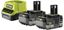 Снимка на Акумулаторен сет RYOBI RC18120-250X Lithium+ battery ONE+ 2 x 5.0Ah + ЗАРЯДНО,5133005308