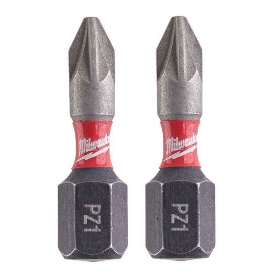 Снимка на Комплект накрайници Milwaukee SHOCKWAVE PZ1 25mm,2бр.,4932430860