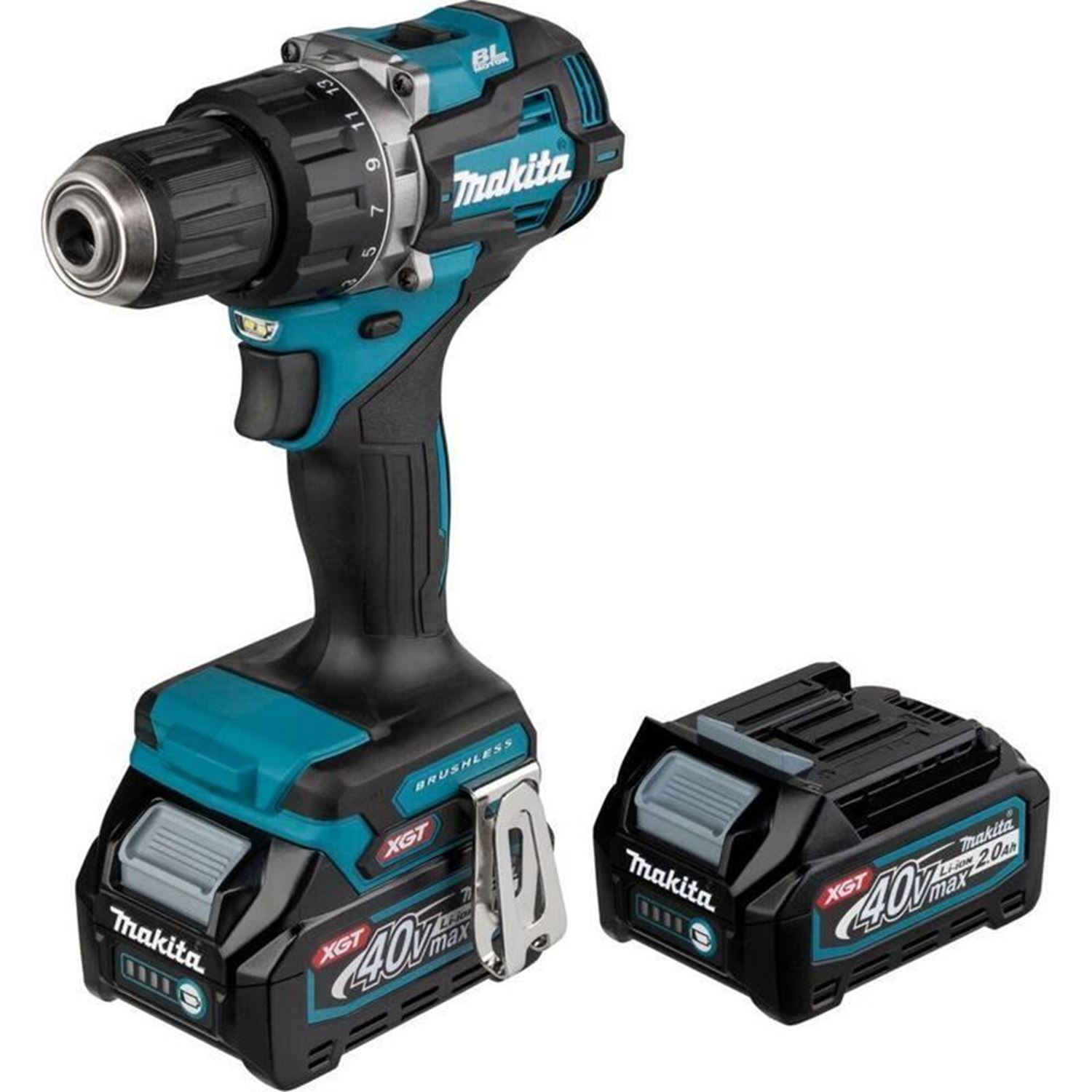 Снимка на Акумулаторен винтоверт MAKITA DF002GA201, XGT 40V 2 батерии x 2.0Ah