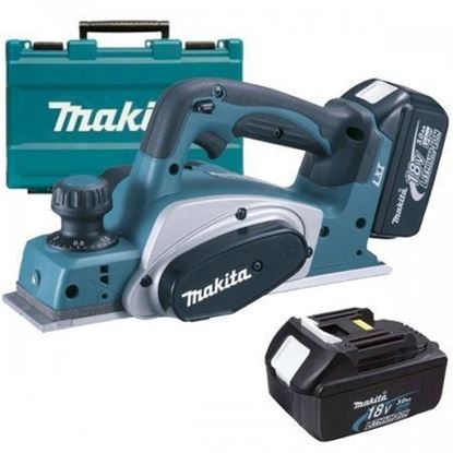 Снимка на Акумулаторно ренде Makita DKP180RFJ,Куфар, 2 бр 18V батерии 3.0 Ah, зарядно