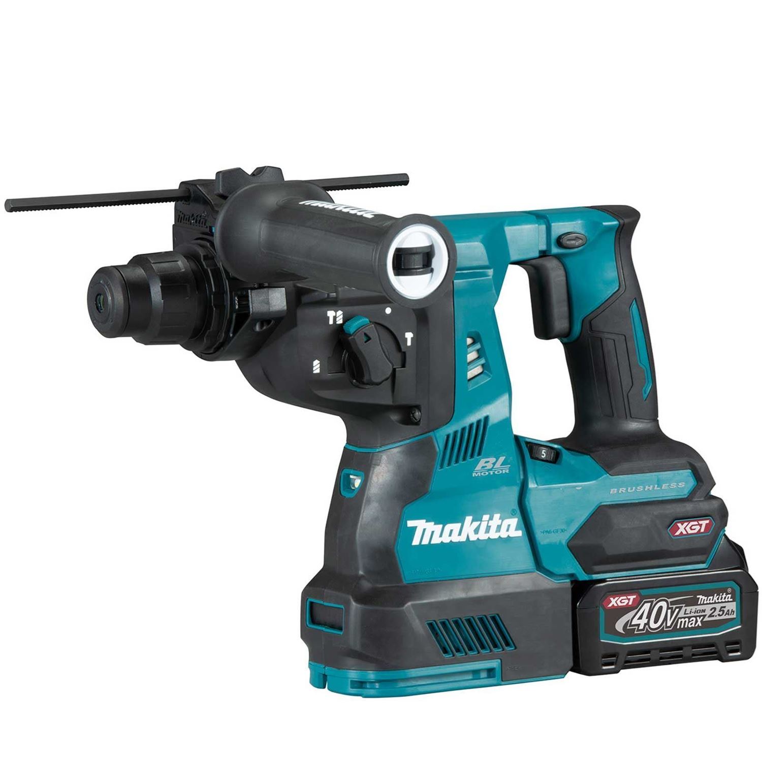 Снимка на Акумулаторен комбиниран перфоратор MAKITA XGT HR003GM201,40V