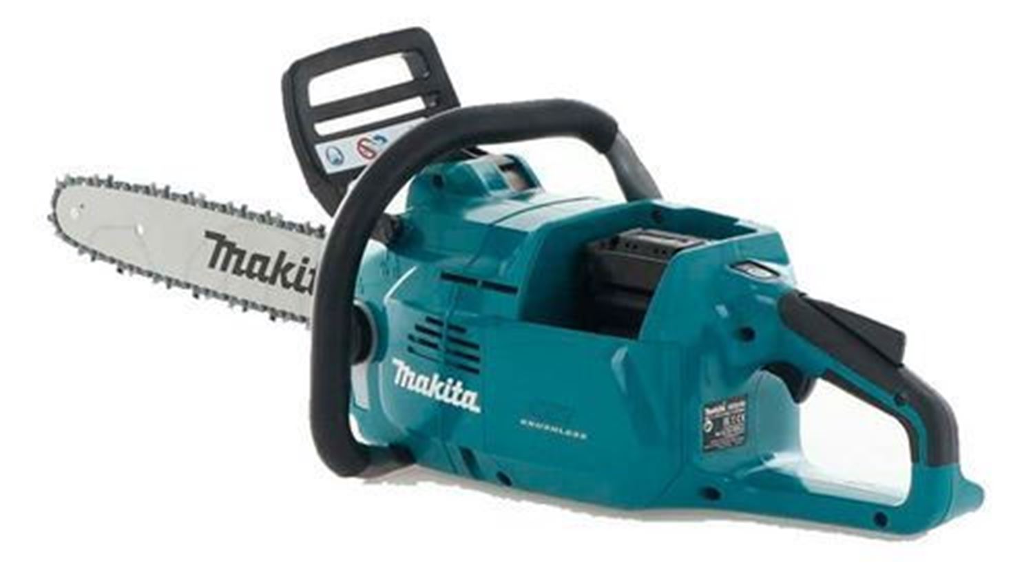 Снимка на Акумулаторен верижен трион Makita UC016GT101,40V,400 mm,0-25.5 m/s,7.5 kg,Бат. 1Х BL4050 5.0Ah, DC40RA К-Кт