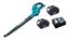 Снимка на Акумулаторна въздуходувка Makita DUB361Z,18V+18V, 93 m/s, 4.4 m³/min, Бат. 2Х BL1830B 3.0Ah, DC18RC к-кт