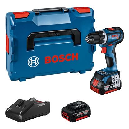 Снимка на Акумулаторен винтоверт Bosch GSR 18V-90 C,бат.2xGBA 18V 5.0Ah,зар. устройство GAL18V-40, L-Boxx 136, 06019K6006