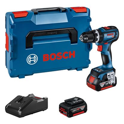 Снимка на Акумулаторен ударен винтоверт Bosch GSB 18V-90 C,бат.2xGBA 18V 5.0Ah,зар. устройство GAL18V-40, L-Boxx 136, 06019K6106