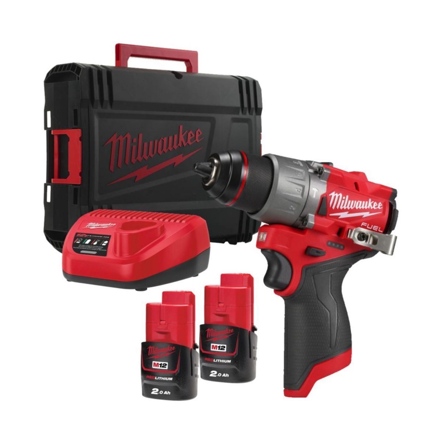 Снимка на Акумулаторен ударен винтоверт Milwaukee M12FPD2-202X,4933479868