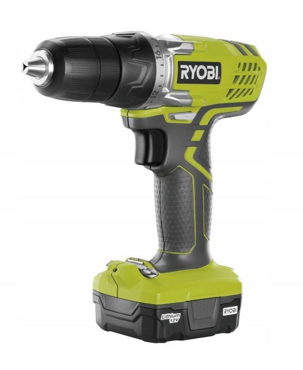 Снимка на Акумулаторен винтоверт RYOBI R12SD-120G,12V, бат.1x2Ah,10mm патронник,5133005060