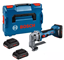 Снимка на Акумулаторна ножица за ламарина GSC 18V-16 E,2xProCore 4.0Ah батерии,L-Boxx,Bosch,0601926301