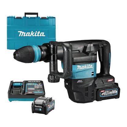 Снимка на Aкумулаторен къртач Makita HM001GM201,SDS-Max,9.4J,XGT,бат.2 x 4.0Ah 40V