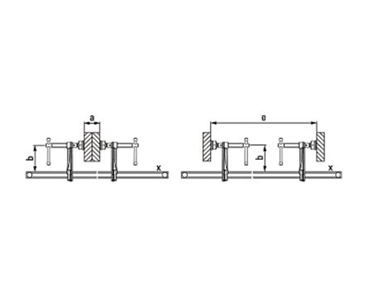 Снимка на Регулируеми стяги SLV 1000/120,Bessey