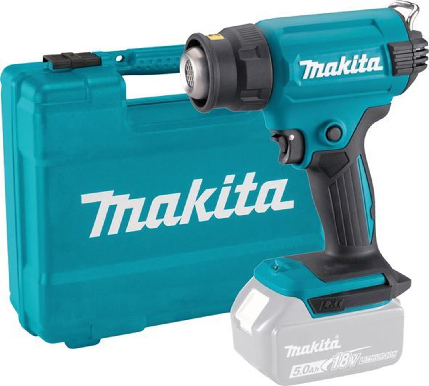 Снимка на Акумулаторен пистолет за горещ въздух MAKITA DHG180ZK,SOLO