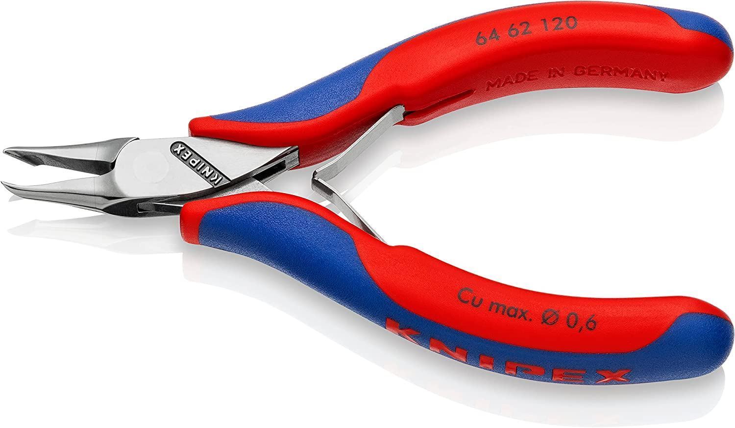 Снимка на Клещи резачки за електроника с изолация 120 mm,64 62 120,Knipex