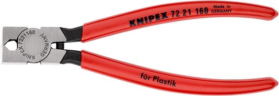 Снимка на Клещи резачки странични за пластмаси 160mm,72 11 160,Knipex