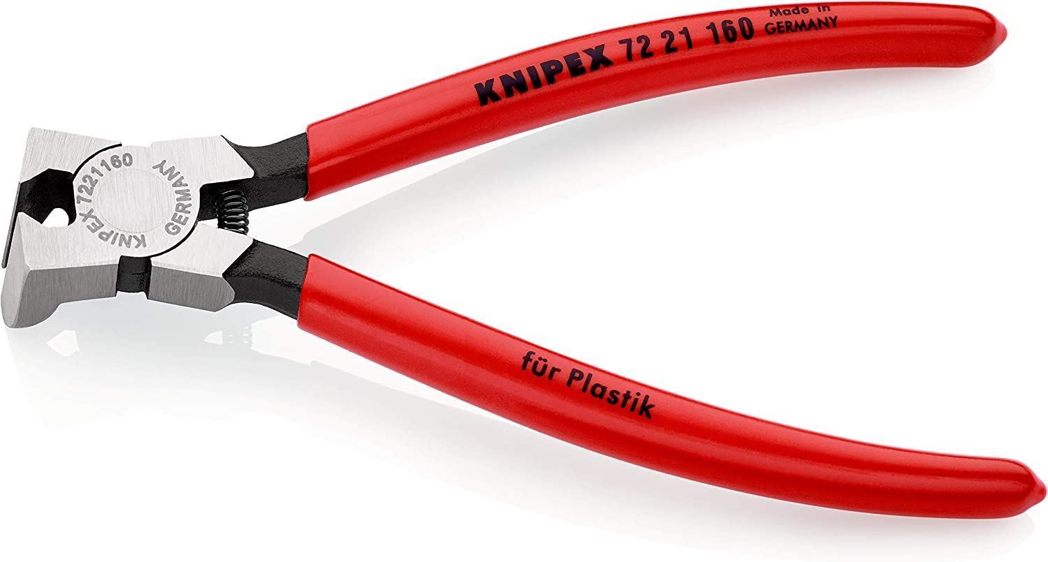 Снимка на Клещи резачки странични за пластмаси 160mm,72 11 160,Knipex