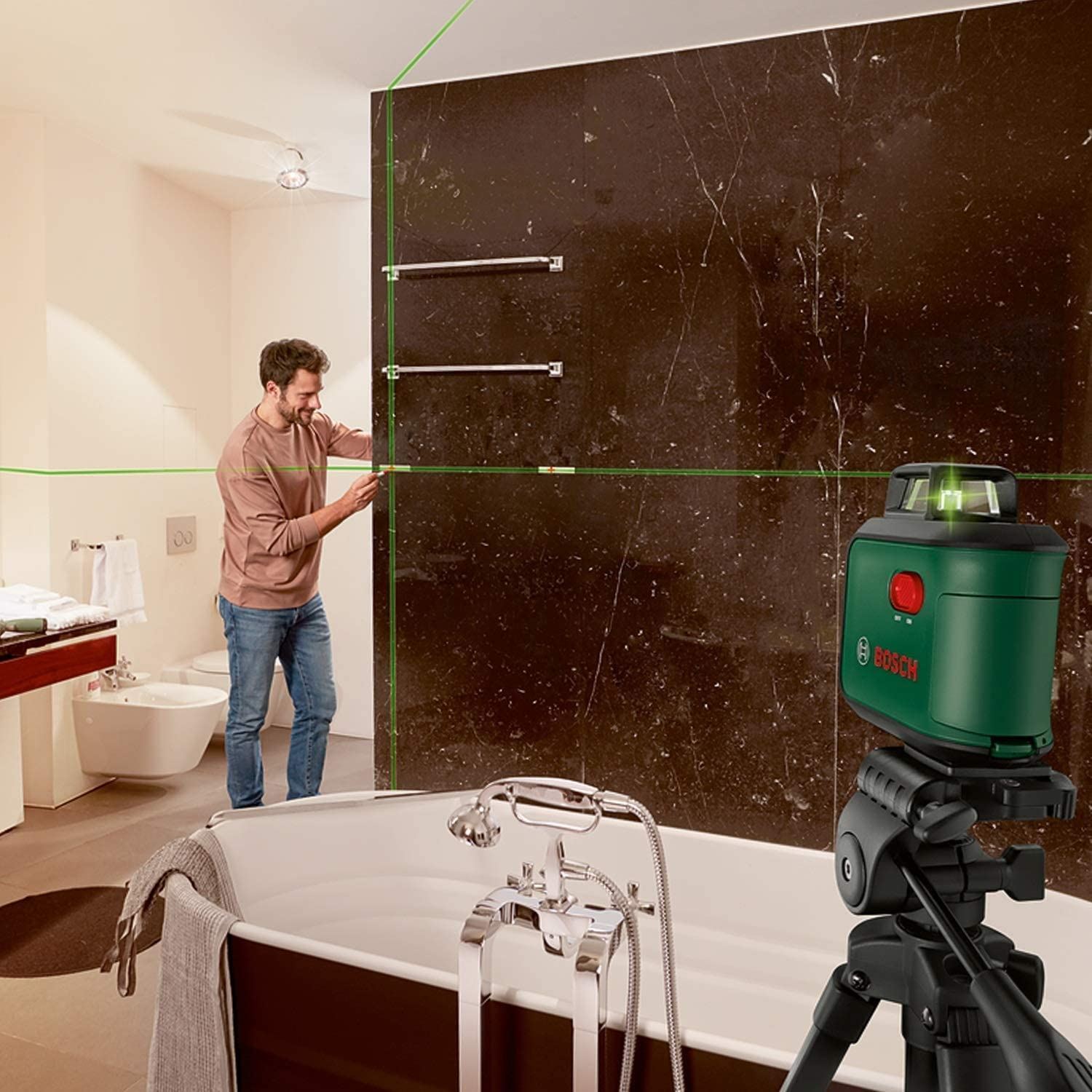 Снимка на Лазерен нивелир AdvancedLevel360,0603663B03,Bosch