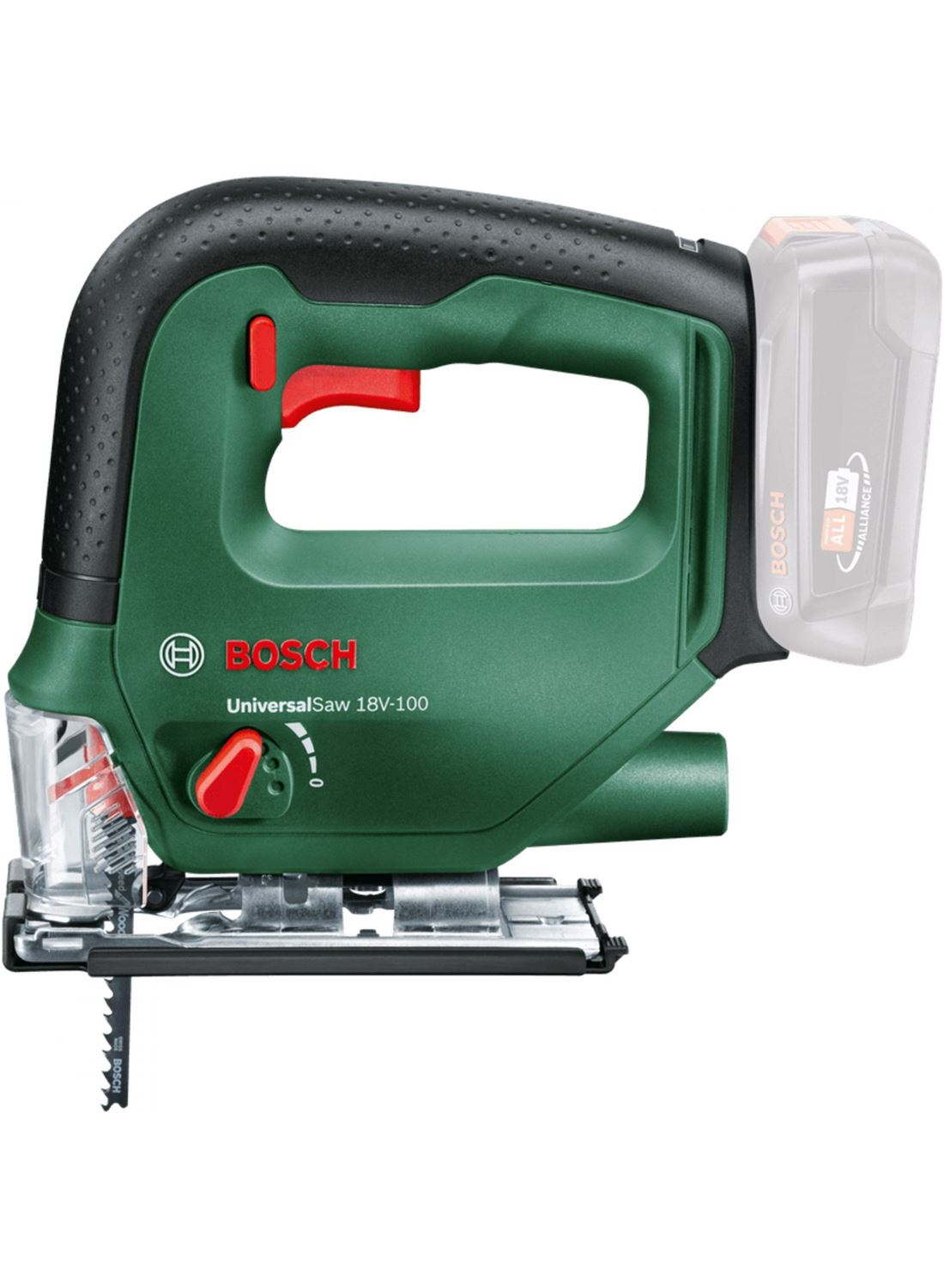 Снимка на Акумулаторен прободен трион UniversalSaw 18V-100,Solo,0603011100,Bosch