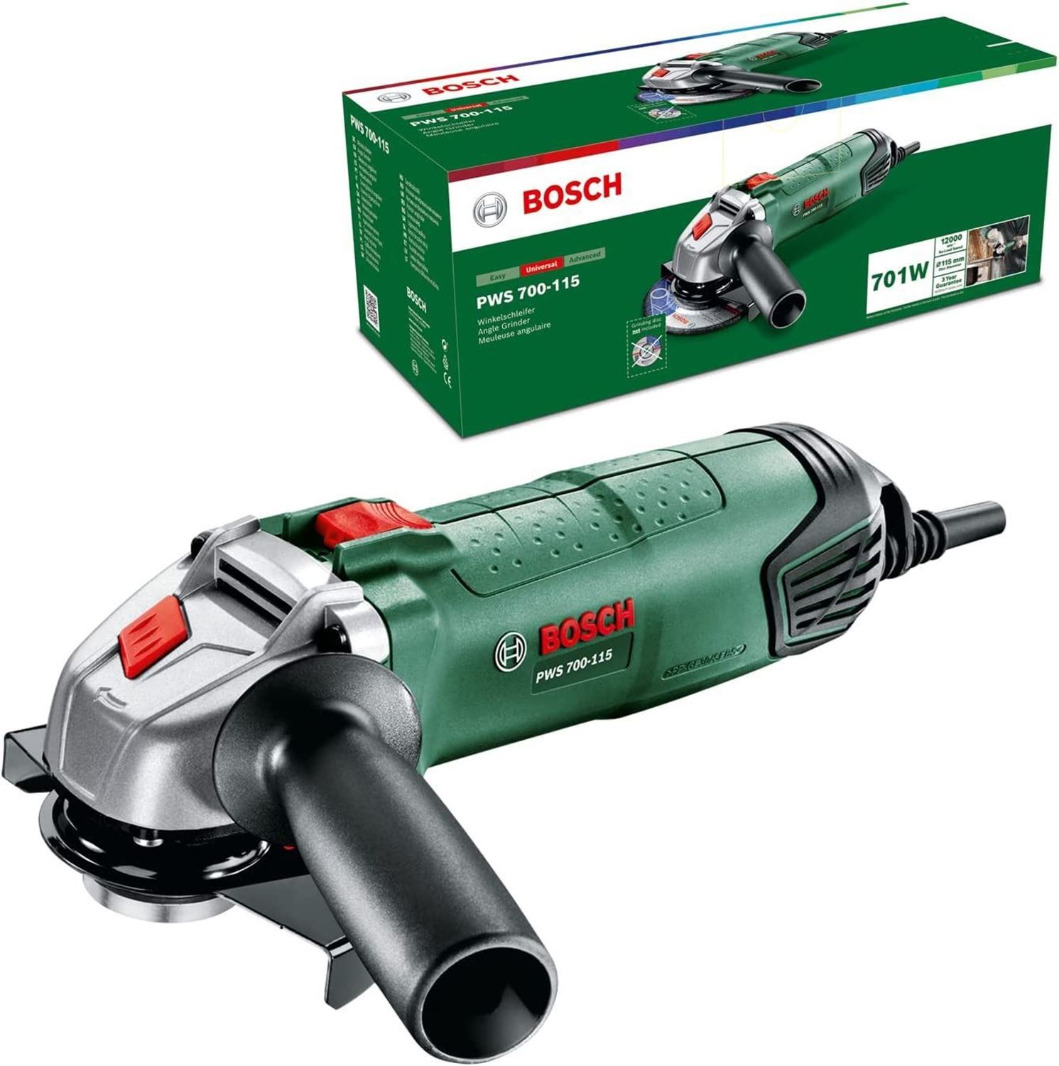 Снимка на Ъглошлайф PWS 700-115,06033A240A,Bosch