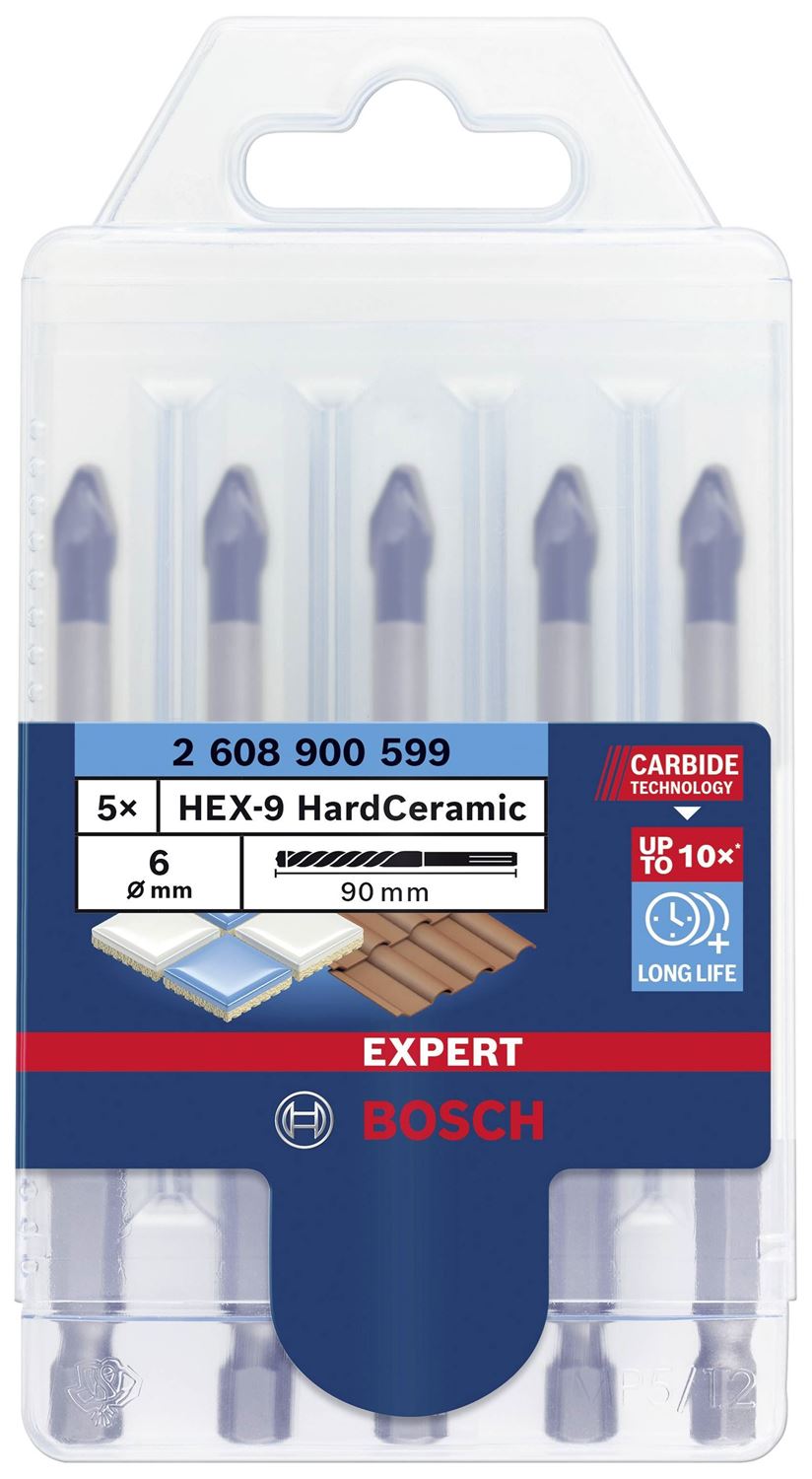 Снимка на EXPERT Комплект HEX-9 HardCeramic 5 бр.,2608900599,Bosch