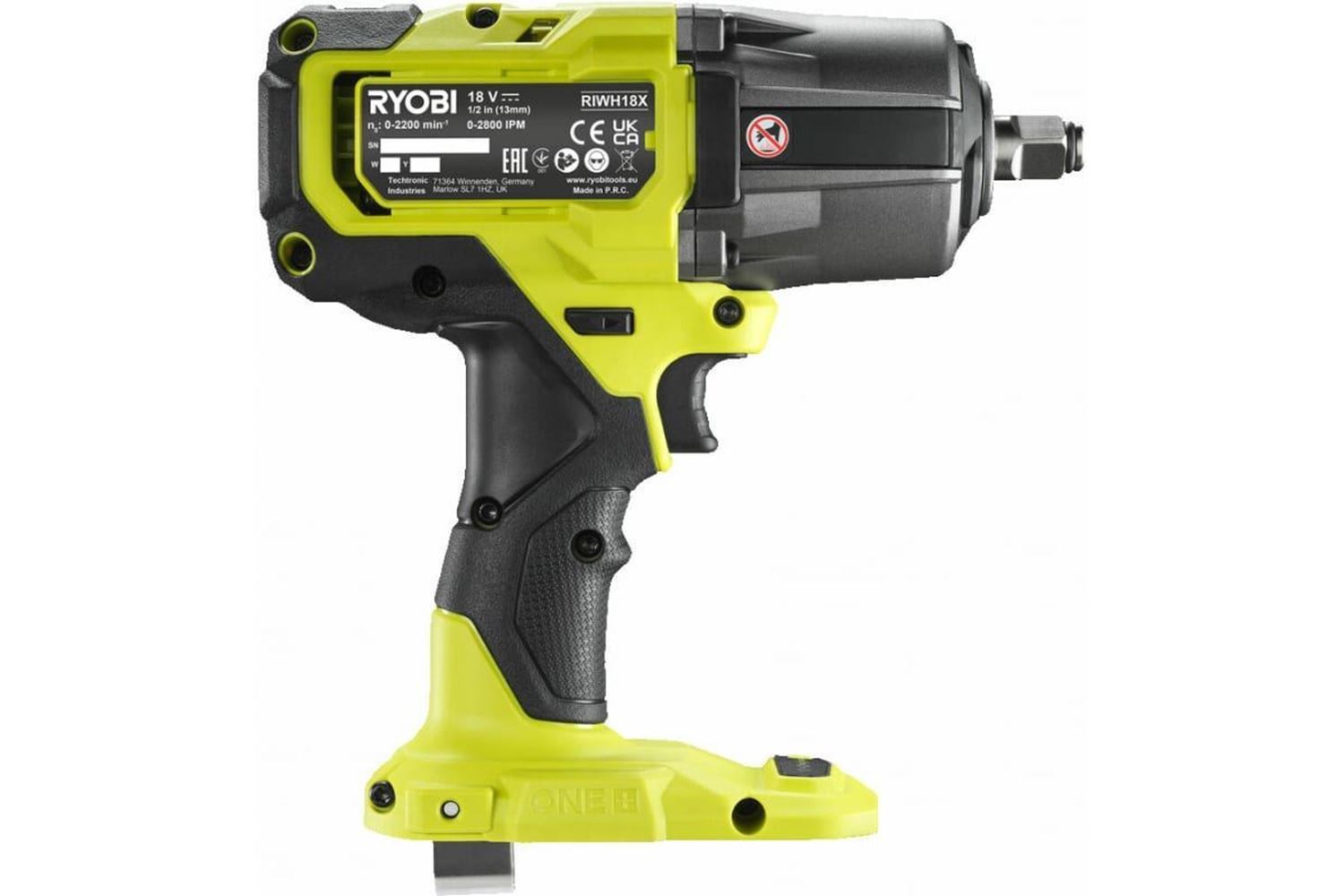 Снимка на Акумулаторен ударен гайковерт RIWH18X-0,5133005392,Ryobi