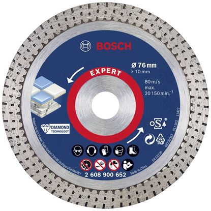 Снимка на EXPERT Диамантен диск за рязане HardCeramic 76x1.9x10 mm,2608900652,Bosch