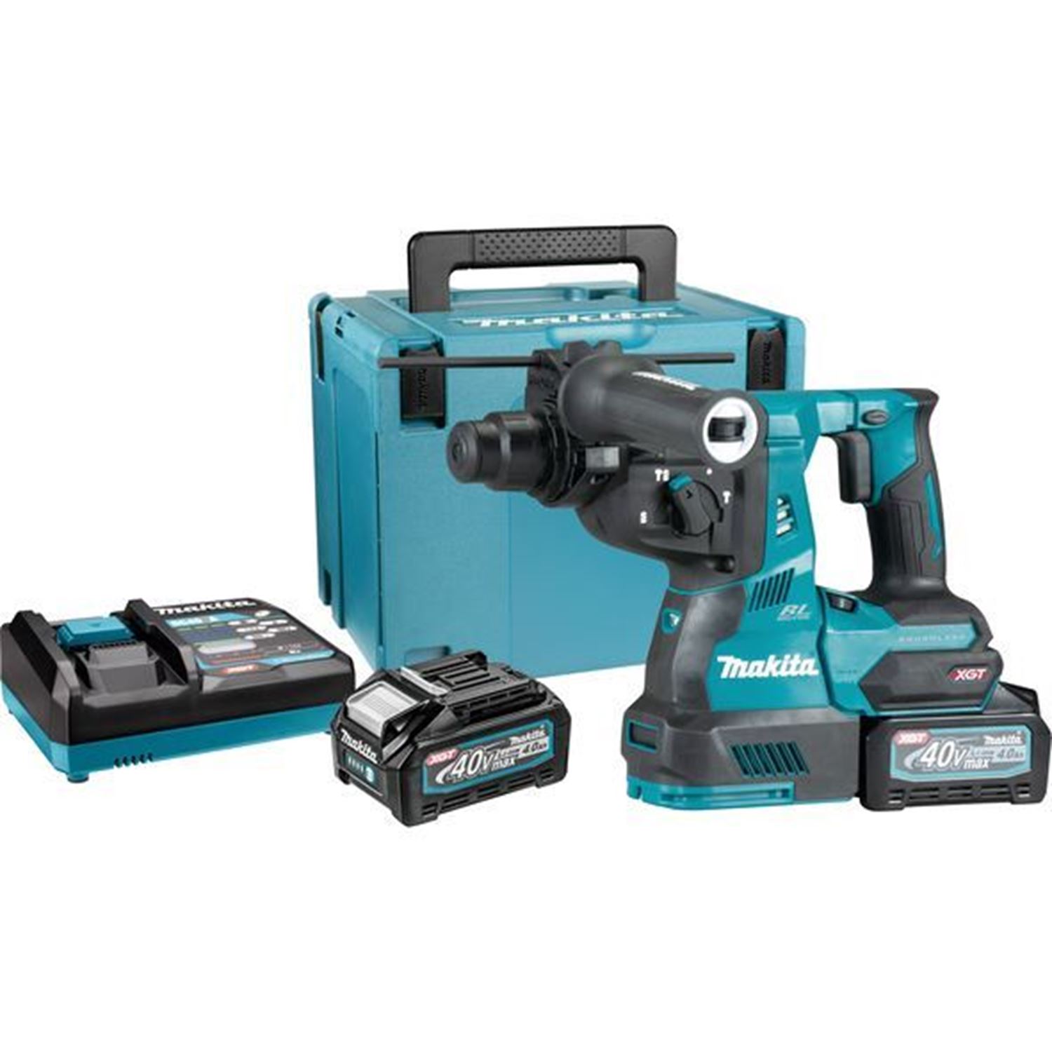 Снимка на Акумулаторен комбиниран перфоратор MAKITA XGT HR003GM201,40V