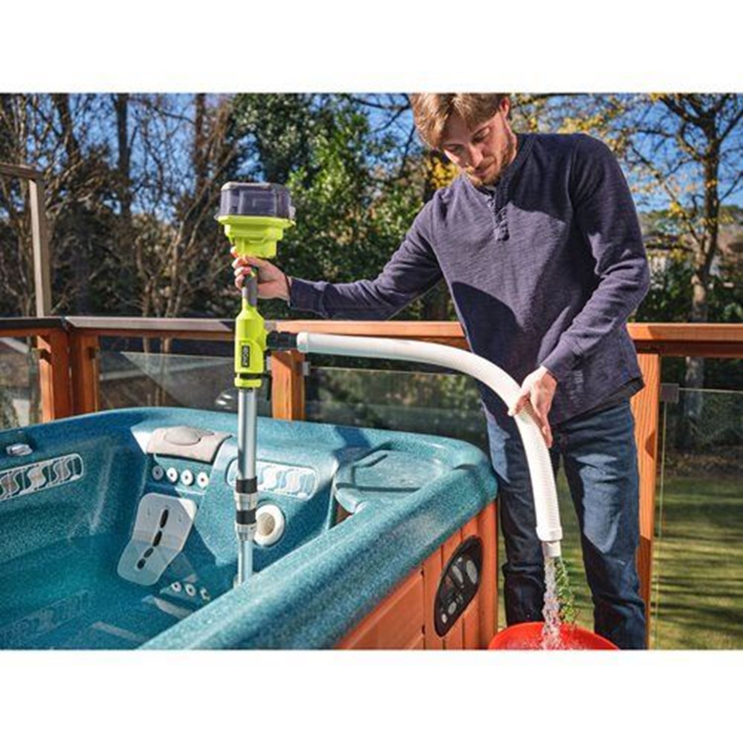 Снимка на Акумулаторна помпа RY18STPA-0, 18V, 3360 Л/Ч, 5133005716, Ryobi