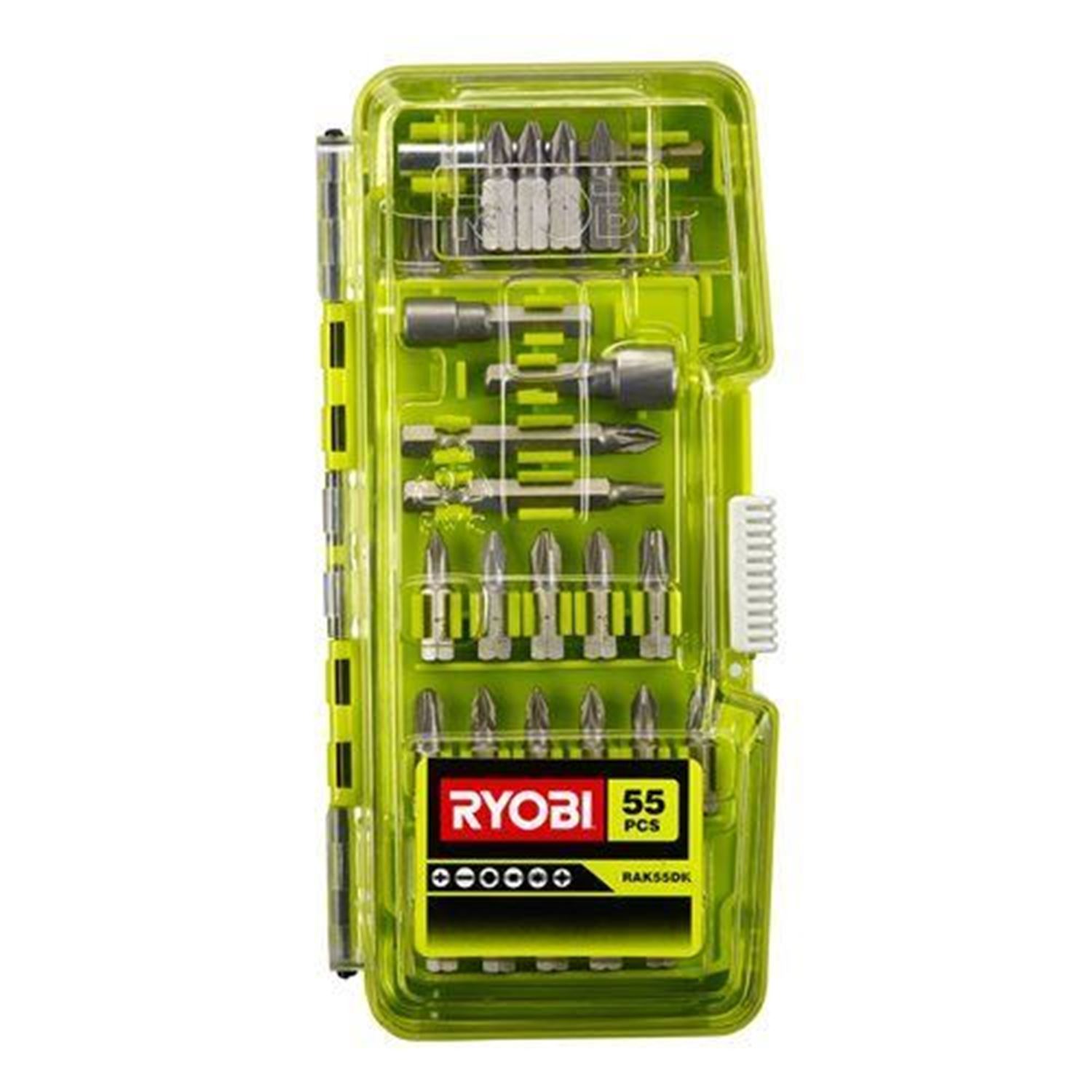 Снимка на Комплект битове за отвертка 55 части RAK55DK, 5132004357, Ryobi