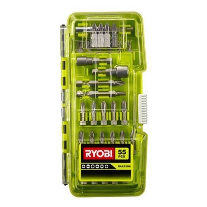 Снимка на Комплект битове за отвертка 55 части RAK55DK, 5132004357, Ryobi