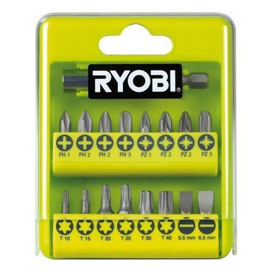 Снимка на Комплект битове 17 части RAK17SD, 5132002550, Ryobi