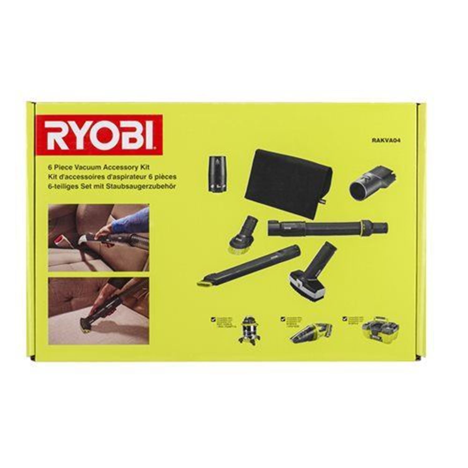 Снимка на Комплект аксесоари за прахосмукачка RAKVA04, 5132004832, Ryobi