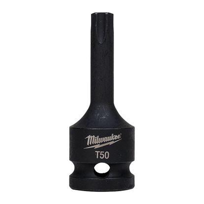 Снимка на Ударна вложка Torx TX50 1/2″ SHOCKWAVE, 4932478062, Milwaukee