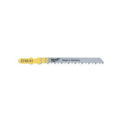 Снимка на Комплект ножове за прободен трион 5бр 75x4/T101D, 4932274351, Milwaukee