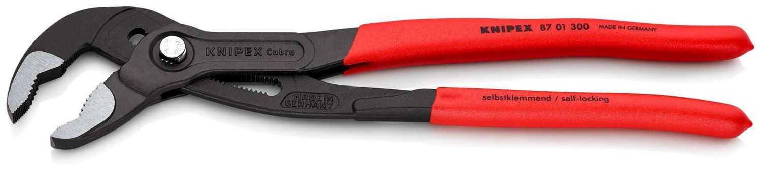 Снимка на Клещи водопроводни тип Кобра Knipex;8701300;300 мм